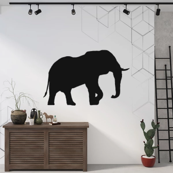 Sticker Elephant Profile