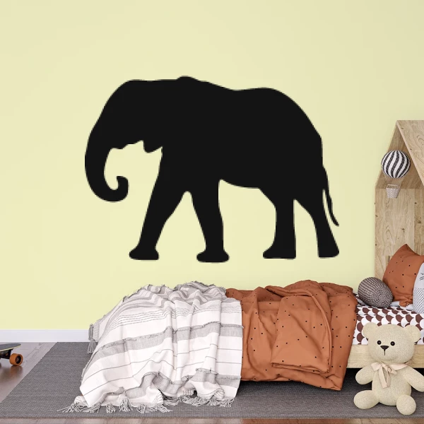 Sticker Elephant Silhouette