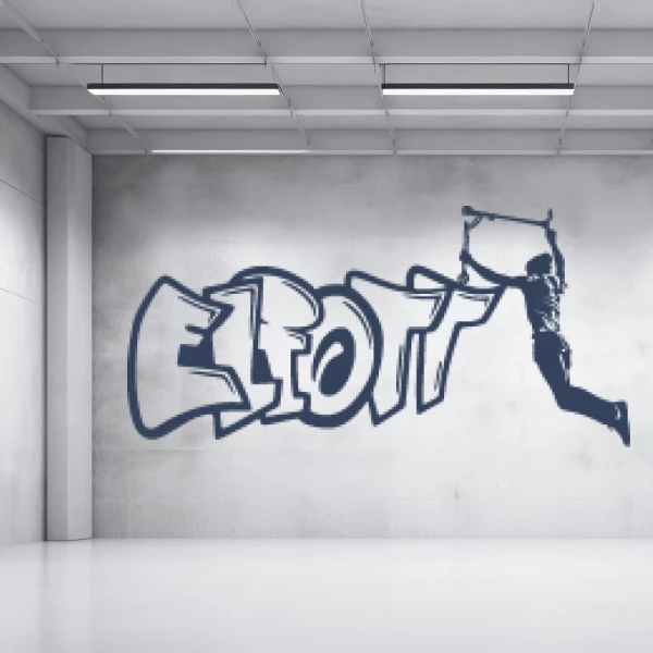 Sticker Eliott Graffiti Scooter