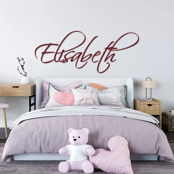 Sticker Elisabeth Script