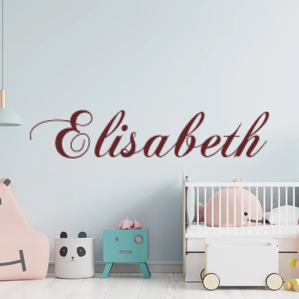 Sticker Elisabeth Scripty