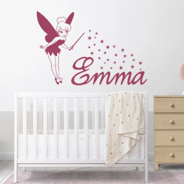 Sticker Emma Script Tinkerbell Stars 2