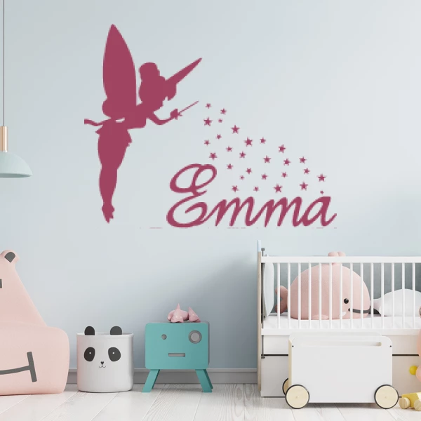 Sticker Emma Script Tinkerbell Stars 3