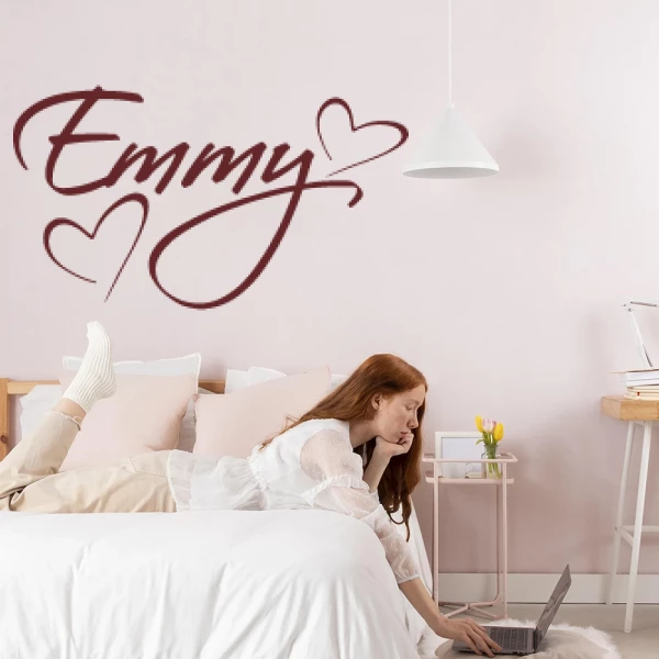 Sticker Emmy Script Heart
