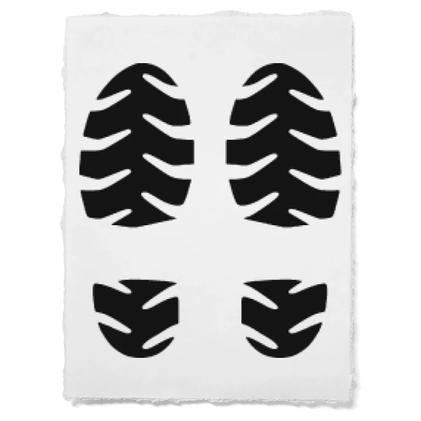 Sticker Footprints 2