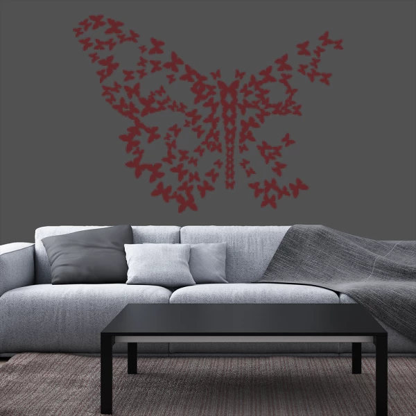 Sticker Flight of butterflies