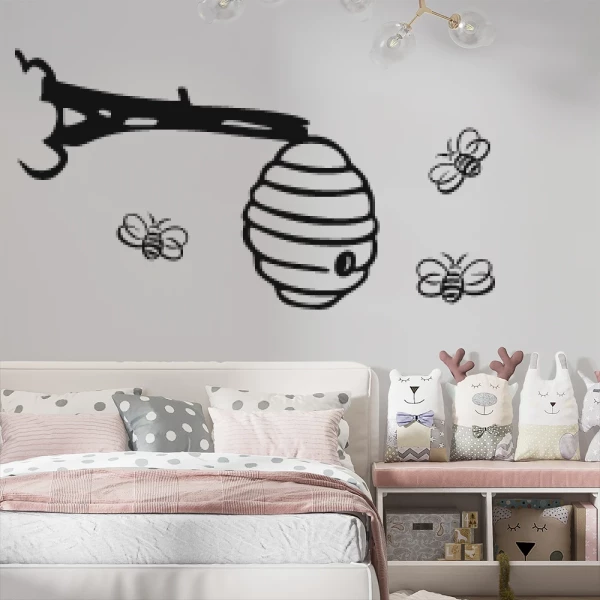 Sticker Swarm of bees
