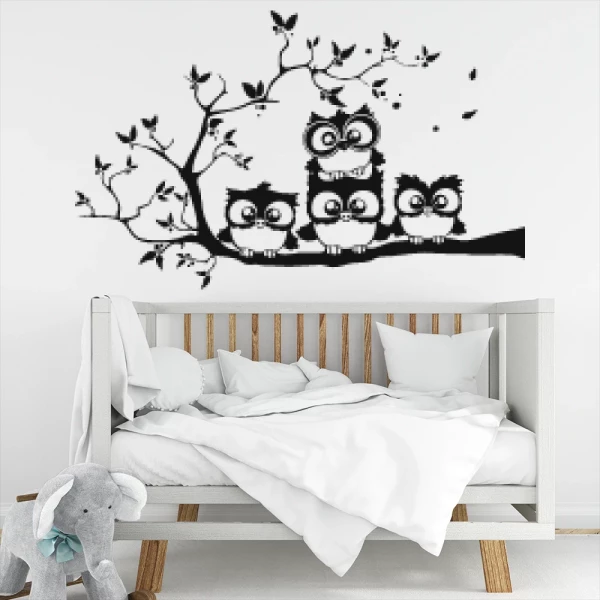 Sticker OWL Family