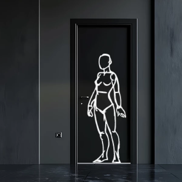 Sticker Woman - sketch