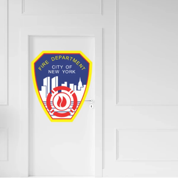 Sticker Fire Department New York  - Printed