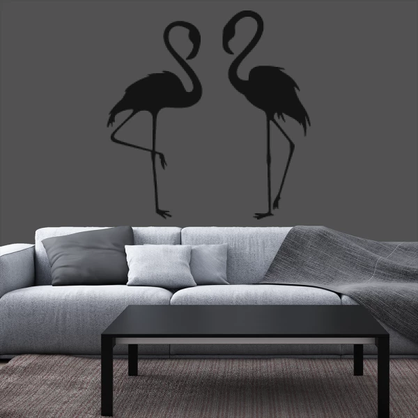 Sticker Pink Flamingo - Couple