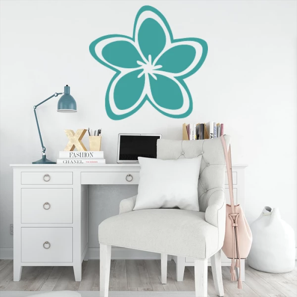 Sticker Flower Hawaiian