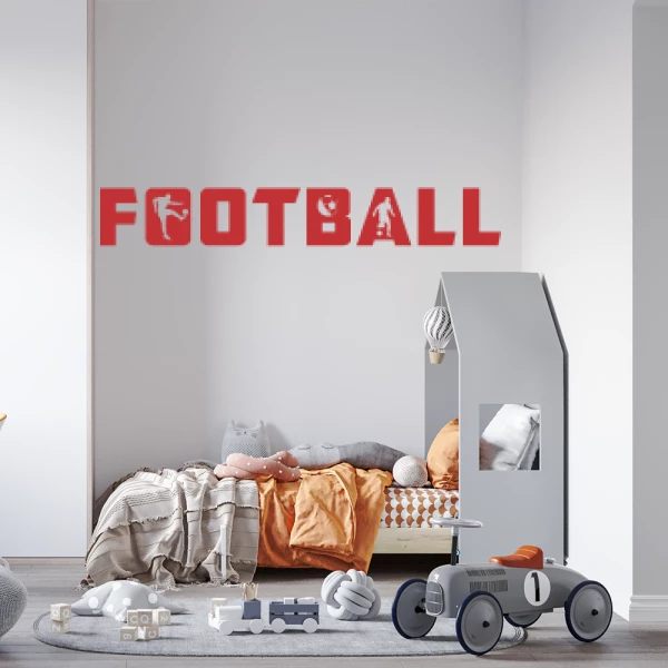 Sticker Football Text