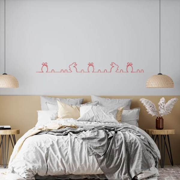 Sticker Frieze Rabbit Easter