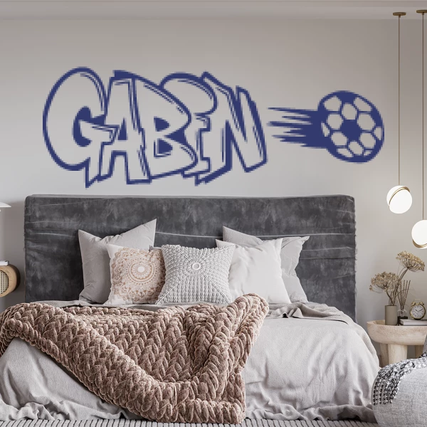 Sticker Gabin Graffiti Foot