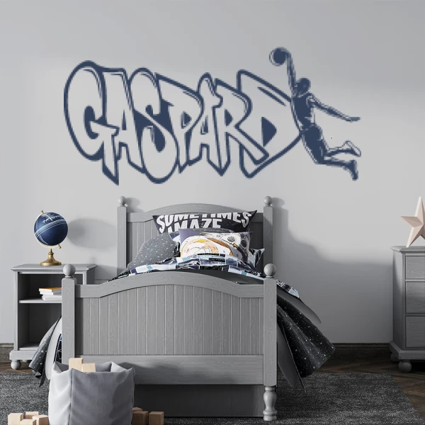 Sticker Gaspard Graffiti Basketball