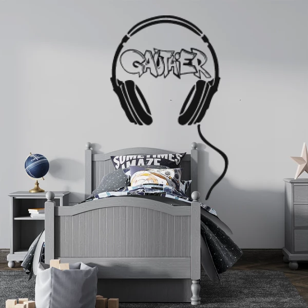 Sticker Gauthier Graffiti Headphones