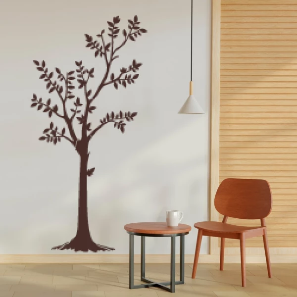 Sticker Small tree summer (4 Parts)