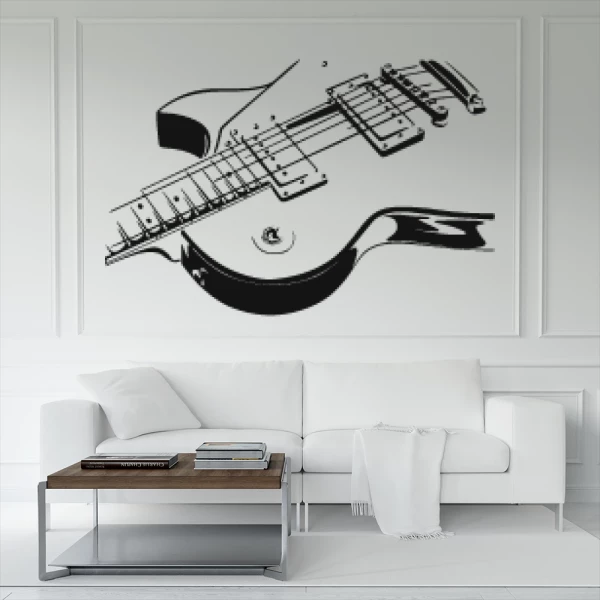 Sticker Electric Guitar