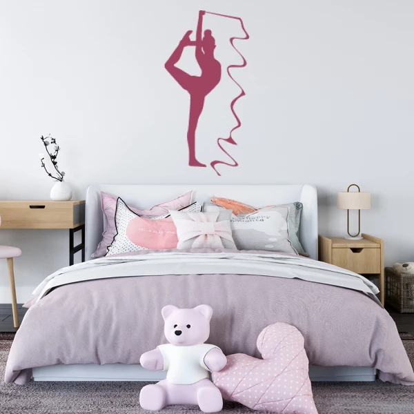 Sticker Gymnast Ribbon