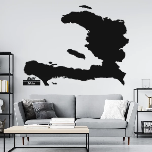 Sticker Haïti - Map