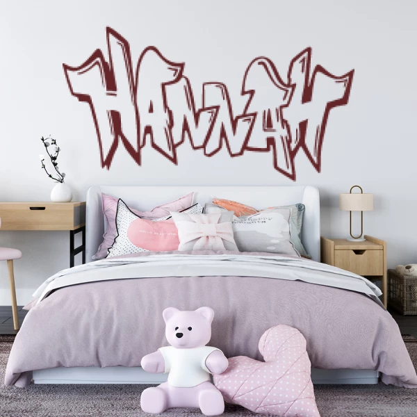 Sticker Hannah Graffiti