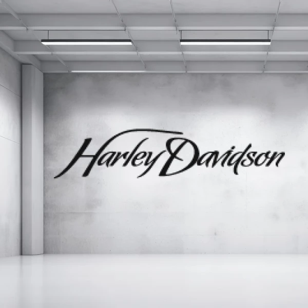 Sticker Harley Davidson Script