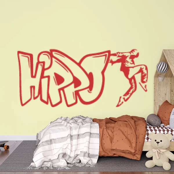 Sticker Hippo Graffiti Hip Hop
