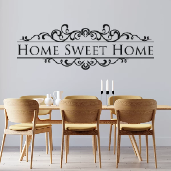Sticker Home Sweet Home Arabesque