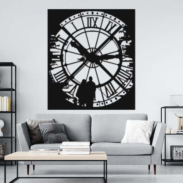 Sticker Clock