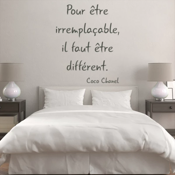 Sticker Irremplaçable - Coco Chanel