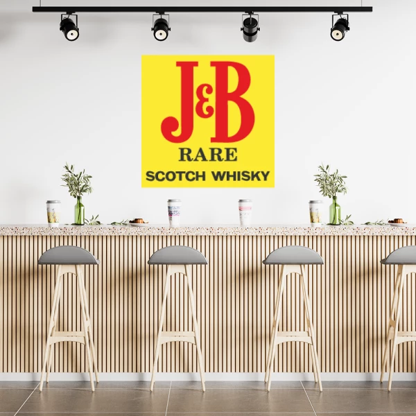 Sticker J&B Scotch Whisky