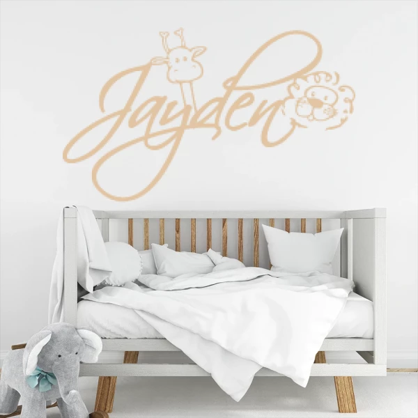 Sticker Jayden Script Savannah