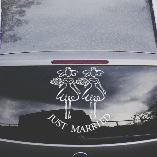 Sticker Just Married - Women