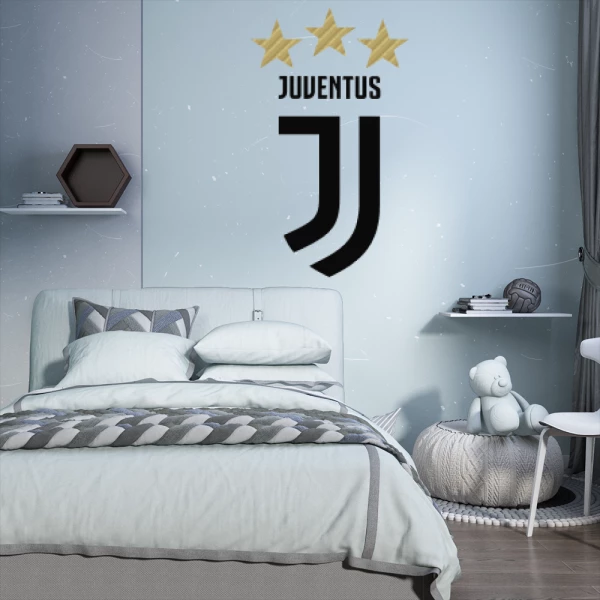 Sticker Juventus Logo 2 colors