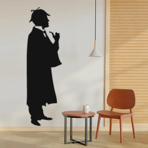 Sticker The shadow of Sherlock Holmes