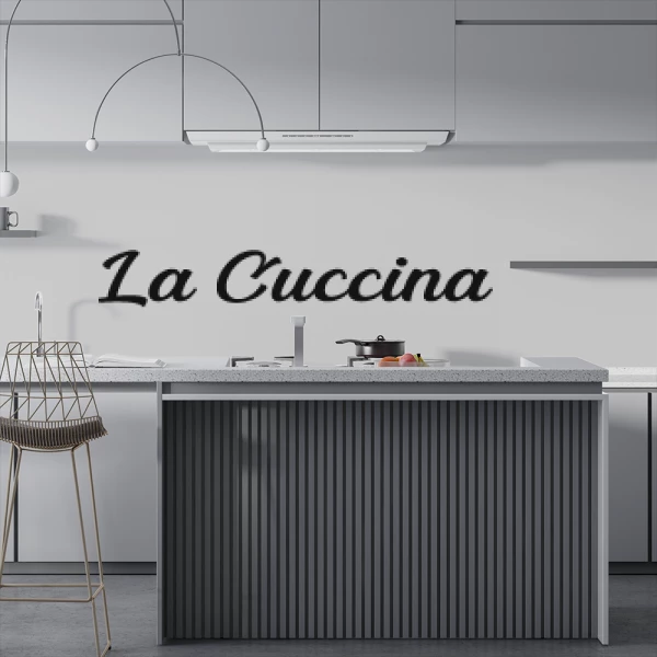 Sticker La Cuccina Script