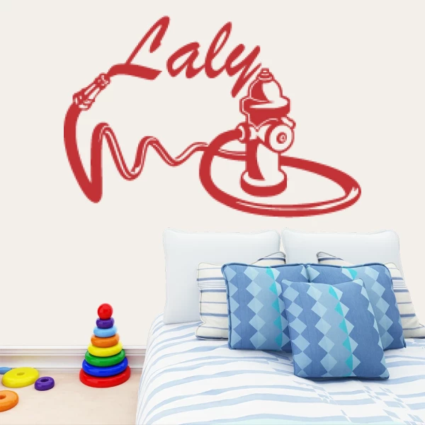 Sticker Laly Firefighter hose
