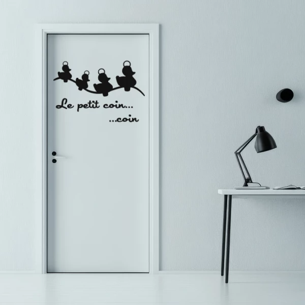 Sticker Le petit coin coin