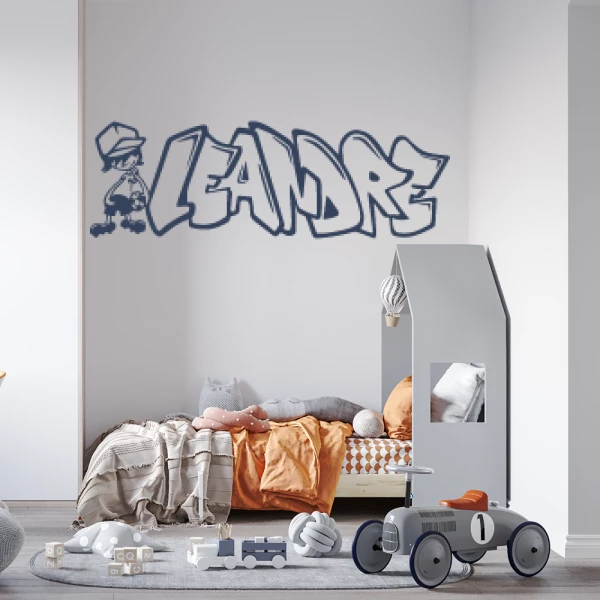 Sticker Leandre Graffiti Footballeur