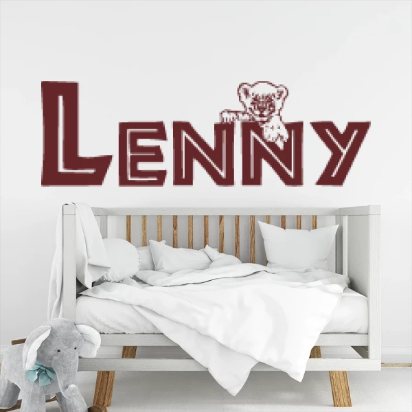 Sticker Lenny Lion Cub