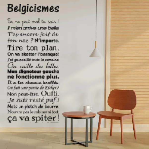 Sticker The Belgicismes