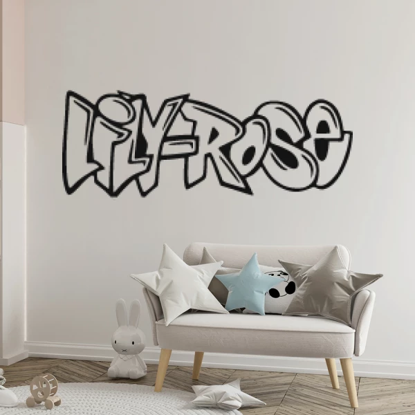 Sticker Lily-Rose Graffiti