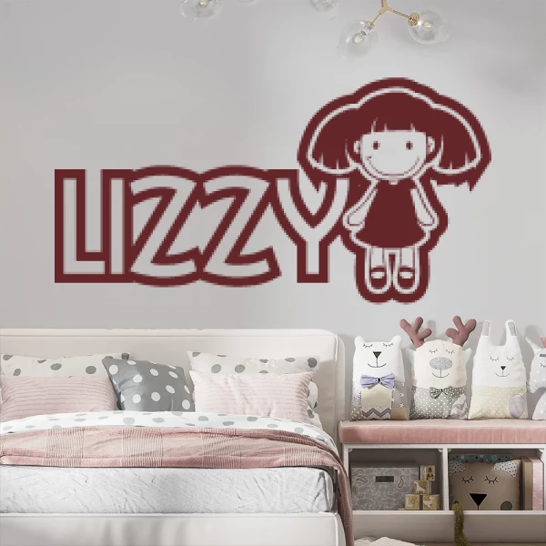 Sticker Lizzy Doll