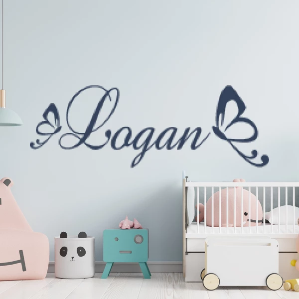 Sticker Logan Baroque Butterflies