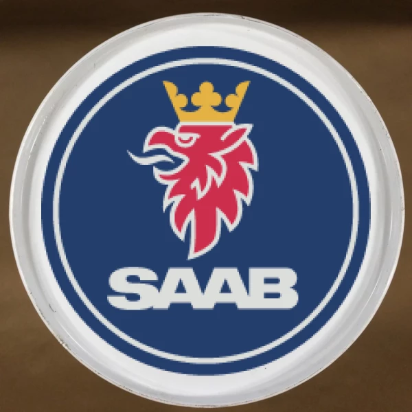 Sticker Logo Saab Circle - Printed
