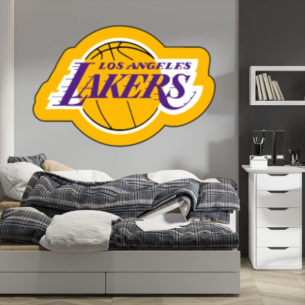 Sticker Los Angeles Lakers Logo 2 Printed
