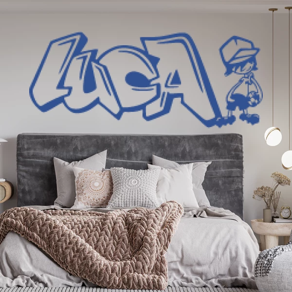 Sticker Luca Graffiti Footballer