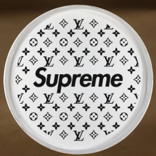 Sticker LV Pattern Supreme circle