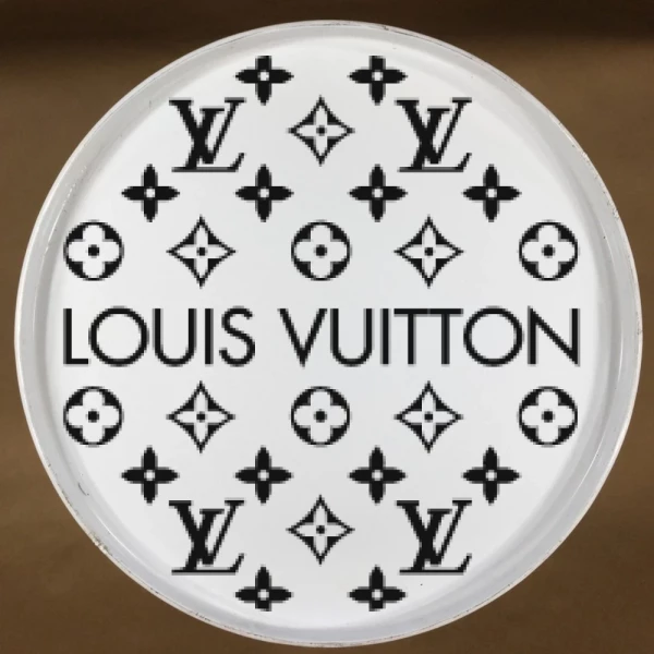 Sticker LV Pattern Text circle